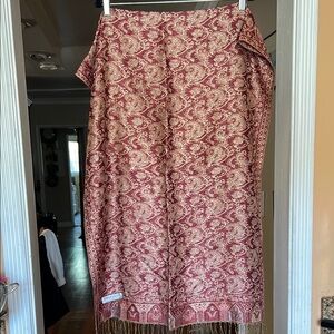 Brand New with Tag Elegant Paisley Red Skirt